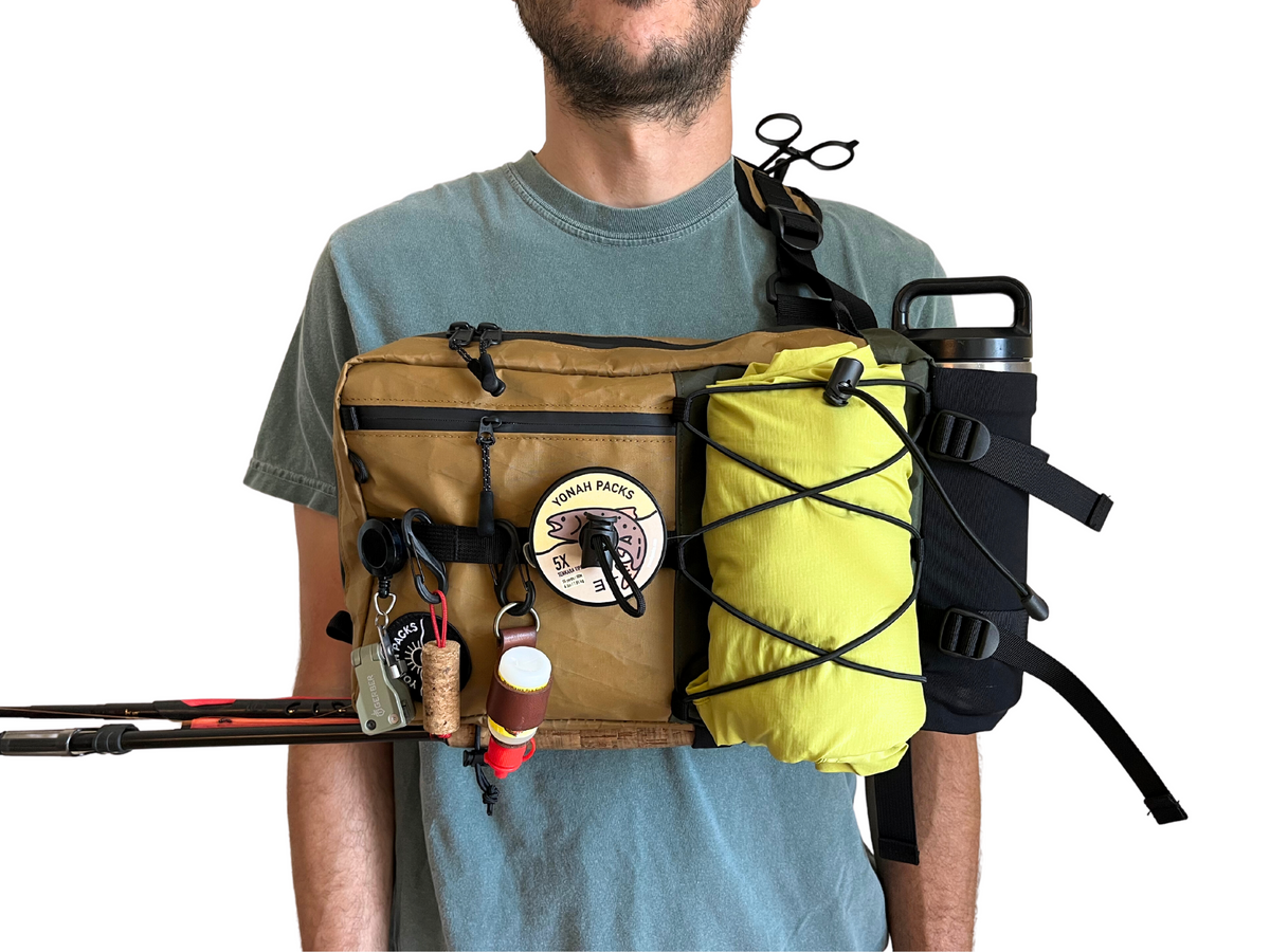 esoteric tackle tenkara fishing sling pack sling bag Tenkara Tactical Sling Pack V2