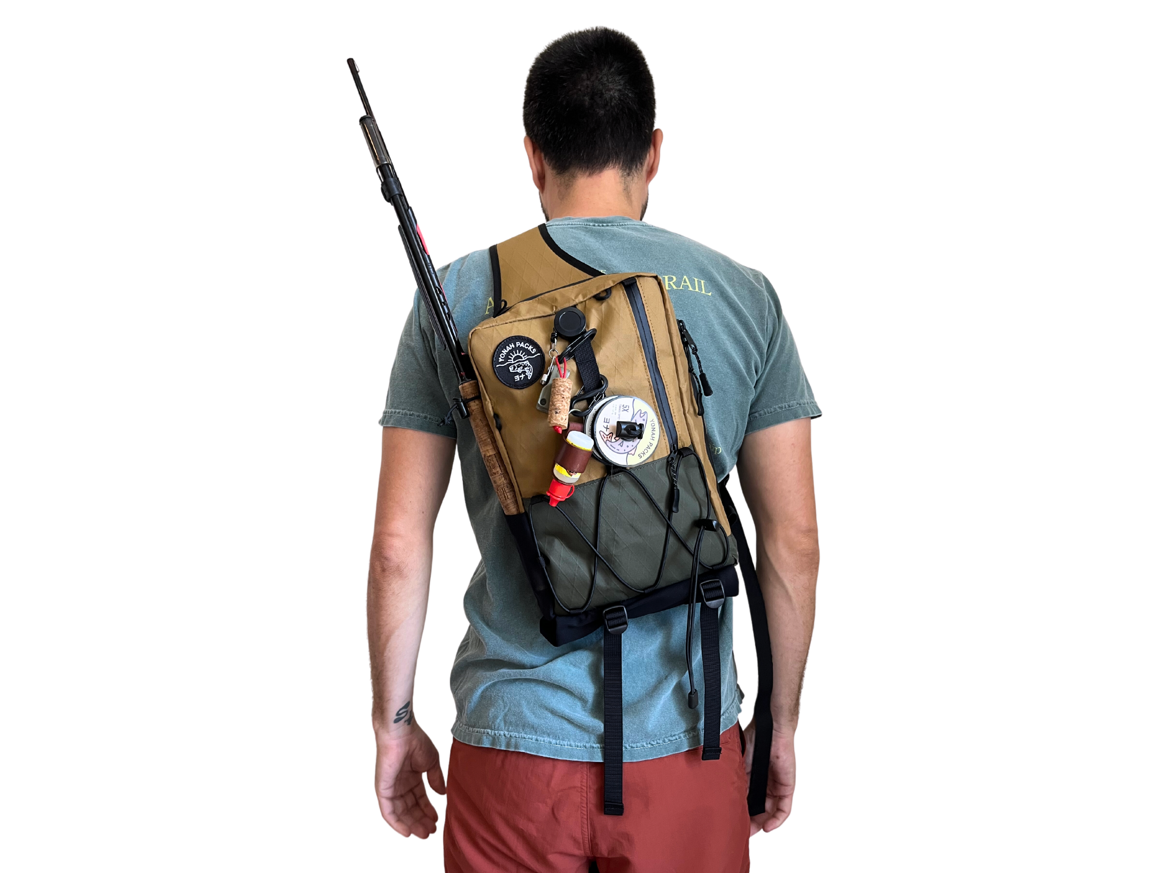esoteric tackle tenkara fishing sling pack sling bag NIRVANA Waterproof 7.5L ESOTERIC TACKLE SLING PACK